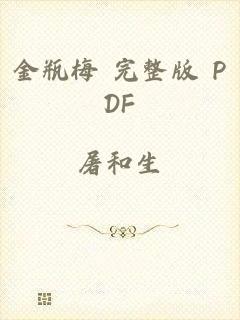 金瓶梅 完整版 PDF